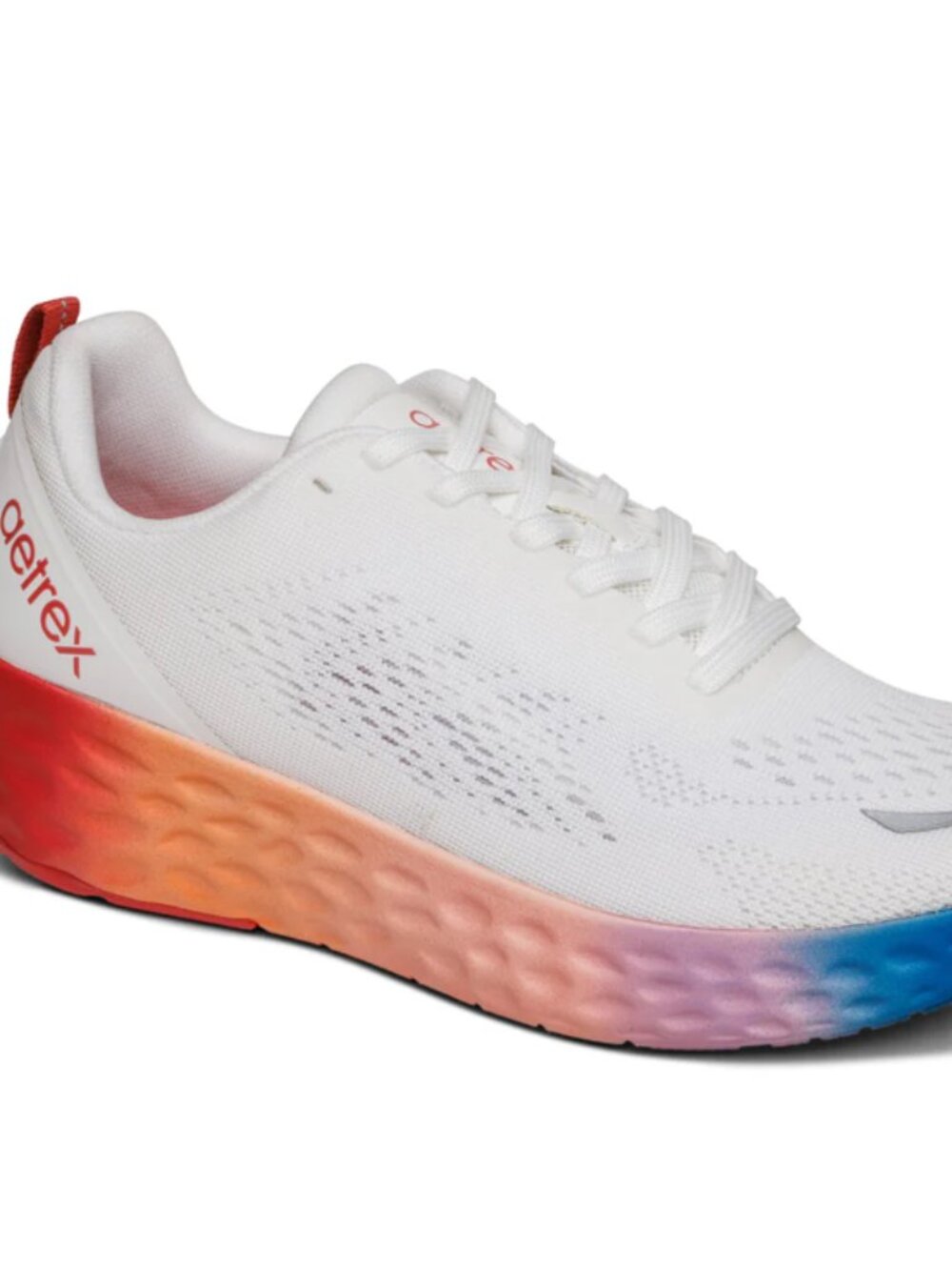 NIB Aetrex Danika Arch Support Sneaker size 10 White Ombre